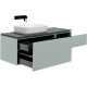 Тумба под раковину Allen Brau INFINITY 120 L 1+1 папирус белый матовый 1.21006.PWM