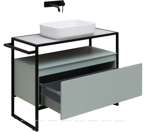 Тумба Allen Brau PRIORITY 100 папирус белый матовый 1.31003.PWM