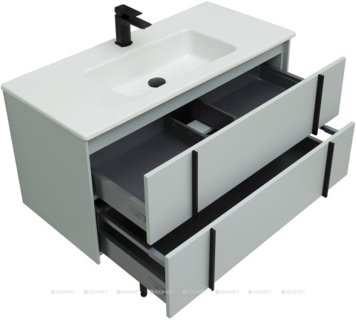 Тумба Allen Brau REALITY 101 см papyrus white matt 1.32007.PWM