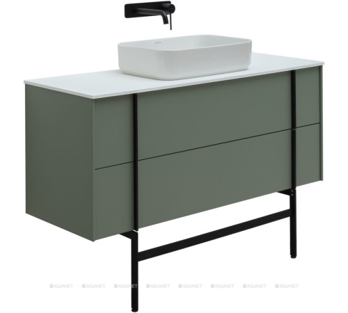 Тумба под раковину Allen Brau REALITY 121 серый цемент матовый 1.32008.CGM