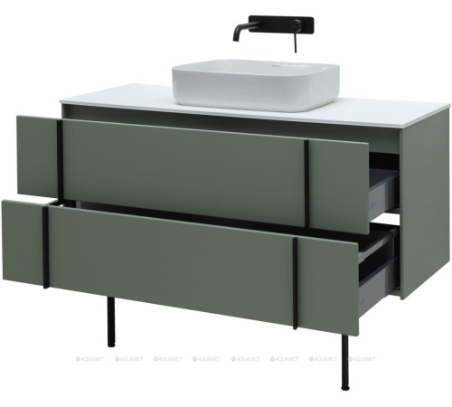 Тумба под раковину Allen Brau REALITY 121 серый цемент матовый 1.32008.CGM