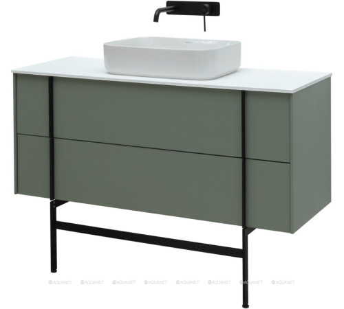 Тумба под раковину Allen Brau REALITY 121 серый цемент матовый 1.32008.CGM