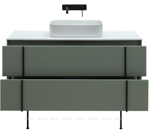 Тумба под раковину Allen Brau REALITY 121 серый цемент матовый 1.32008.CGM