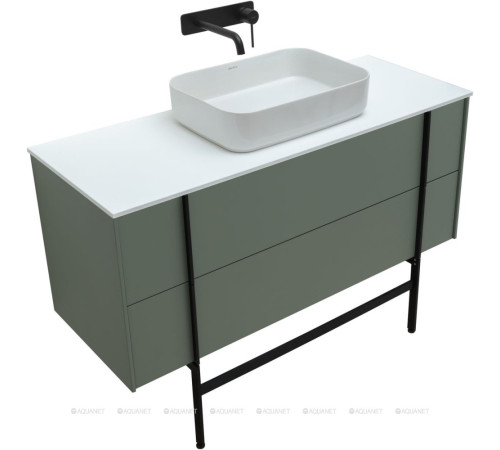 Тумба под раковину Allen Brau REALITY 121 серый цемент матовый 1.32008.CGM