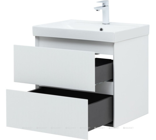 Тумба под раковину Aquanet Altera 60 белый матовый 00337154