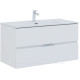 Тумба под раковину Aquanet Алвита New 100 подвесная белый матовый 00277518