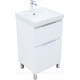 Тумба под раковину Aquanet Алвита New 50 напольная 2 ящика белый матовый 00344131
