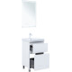 Тумба под раковину Aquanet Алвита New 50 напольная 2 ящика белый матовый 00344131