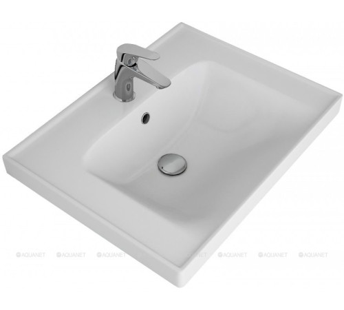 Тумба под раковину Aquanet Amelie 60 белый матовый 00261989