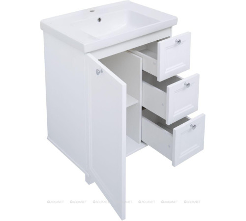 Тумба под раковину Aquanet Amelie 70 белый матовый 00261988