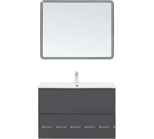 Тумба под раковину Aquanet Art 100 ясень графит 00329614