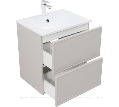Тумба под раковину Aquanet Art 60 бежевый 00343966