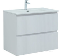 Тумба под раковину Aquanet Джейн 80 (Flat) белый матовый 00335424