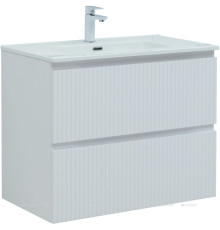 Тумба под раковину Aquanet Джейн 80 (Flat) белый матовый 00335424