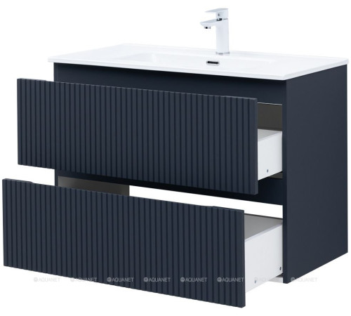 Тумба под раковину Aquanet Джейн 90 (Flat) маренго 00335430