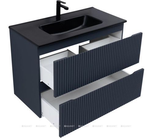 Тумба под раковину Aquanet Джейн 90 (Flat) маренго 00335430