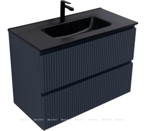 Тумба под раковину Aquanet Джейн 90 (Flat) маренго 00335430