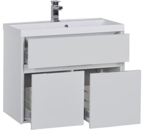Тумба под раковину Aquanet Латина 80 белая 00179638