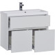 Тумба под раковину Aquanet Латина 80 белая 00179638