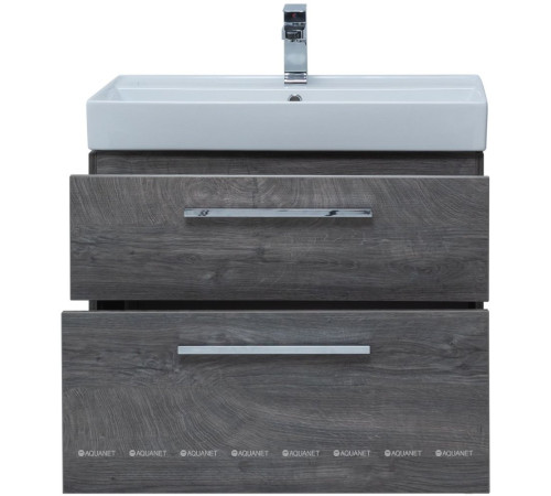 Тумба под раковину Aquanet Nova 75 2 ящика дуб рошелье 00242260