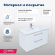 Тумба под раковину Aquanet Nova 90 2 ящика белый глянец 00242276