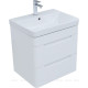 Тумба под раковину Aquanet София 60 2 ящика белый глянец 00288905