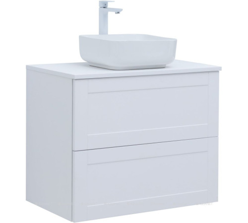 Тумба под раковину Aquanet Терра 80 белый матовый 00313234