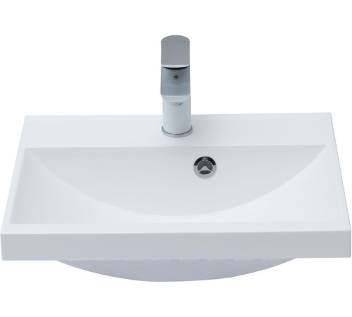 Тумба под раковину Aquanet Тренд 50 дуб рустикальный/белый сатин 00345116