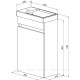 Тумба под раковину Aquanet Вега 40 (Moduo 40) 00329129