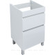 Тумба под раковину Aquanet Вега 48 напольная 2 ящика белый глянец 00329123