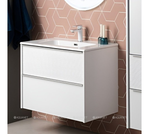 Тумба под раковину Aquanet Вита 80 белый матовый 00330475