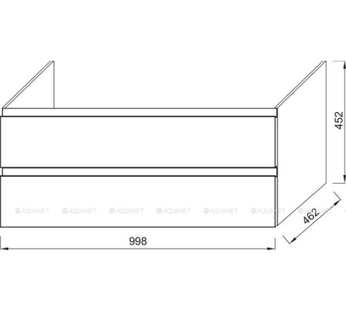 Тумба под раковину Jacob Delafon Madeleine 100 см белый матовый EB1318-J51