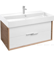 Тумба под раковину Jacob Delafon Vivienne 100 см дуб давос/белый EB1668-E75-J5