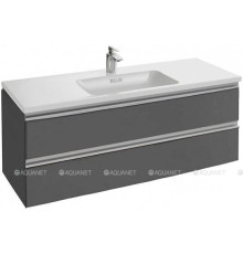Тумба под раковину Jacob Delafon Vox 1200x460x452 мм 2 ящика Серый антрацит EB2021-RA-442