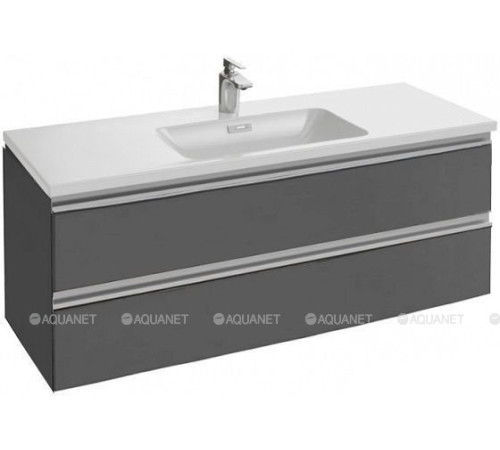 Тумба под раковину Jacob Delafon Vox 1200x460x452 мм 2 ящика Серый антрацит EB2021-RA-442