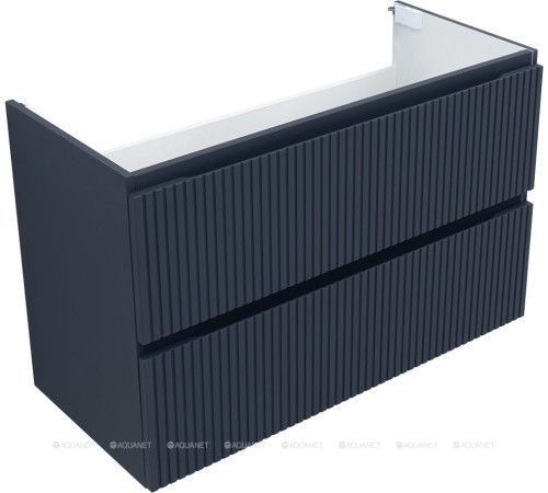 Тумба с раковиной Aquanet Джейн 100 раковина Flat маренго 00332537