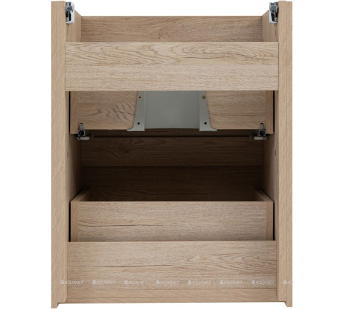 Тумба с раковиной Aquanet Милан 50 дуб светлый 00340166