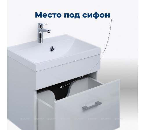 Тумба с раковиной Aquanet Нота 40 белый 00287704