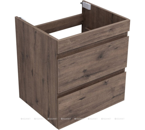 Тумба с раковиной Aquanet Нота New 58 дуб веллингтон табак 00335875