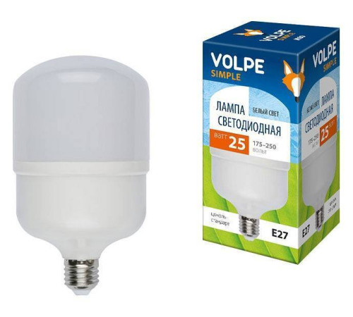 Лампа светодиодная Uniel LED-M80 E27 25Вт K 10809