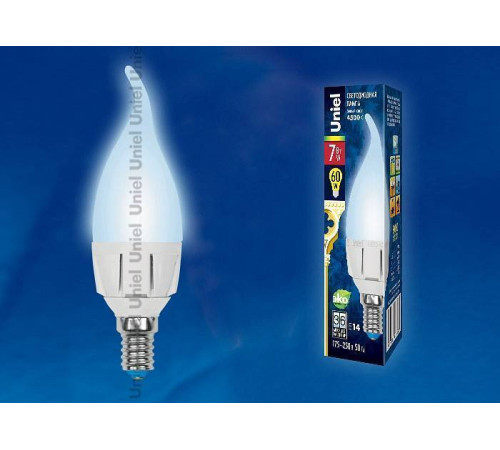 Лампа светодиодная Uniel FR PLP01WH E14 7Вт 4000K UL-00002415