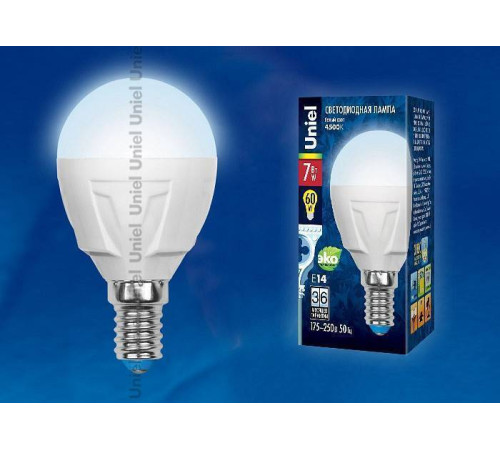 Лампа светодиодная Uniel FR PLP01WH E14 7Вт 4000K UL-00002417