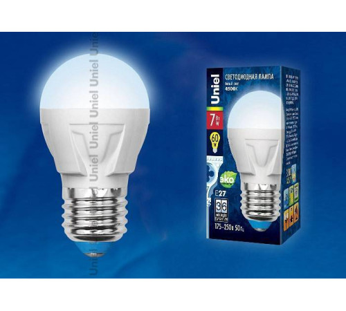 Лампа светодиодная Uniel FR PLP01WH E27 7Вт 4000K UL-00002418