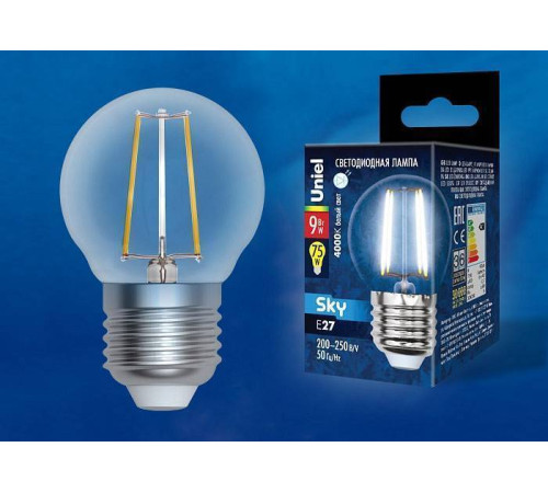 Лампа светодиодная Uniel E27 9Вт 4000K UL-00005175