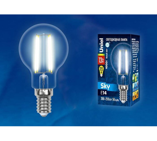 Лампа светодиодная Uniel E14 13Вт 4000K UL-00005906