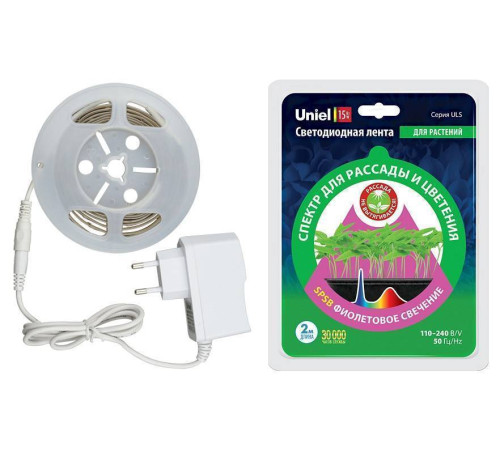 Комплект светодиодной ленты для растений Uniel ULS-P77 5 м IP20 UL-00006216