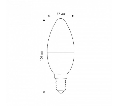 Лампа светодиодная Uniel OPTIMA DIM E14 6Вт 4000K UL-00009226