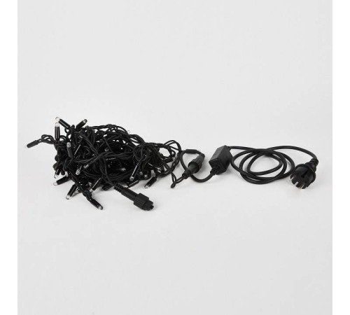 Гирлянда Нить Uniel ULD-S1000-120/TBK 10 м 120 LED теплый белый черный провод UL-00010895