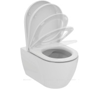 Унитаз подвесной безободковый Ideal Standard Ellisse с сиденьем микролифт T569201