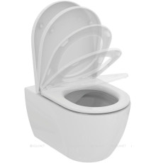 Унитаз подвесной безободковый Ideal Standard Ellisse с сиденьем микролифт T569201